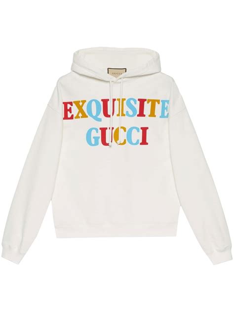 gucci sweat brodée|gucci laid back hoodie.